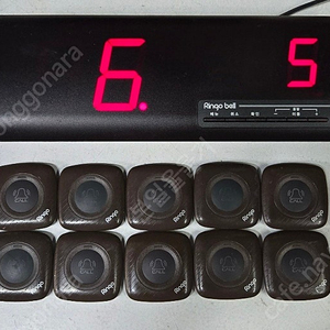 링고벨제품 무선호출벨 팝니다 GSR-2 1대 방수벨 GST-200N 10개 2주사용