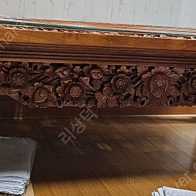 인도네시아 원목 탁자