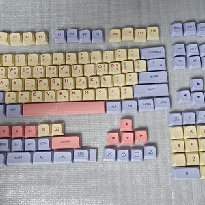 마시멜로 키캡 xda pbt 한글각인 132키