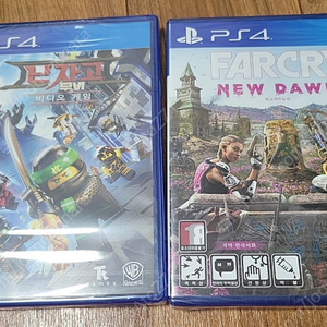미개봉/일괄) PS4 파크라이 뉴 던, 닌자고 무비 비디오 게임