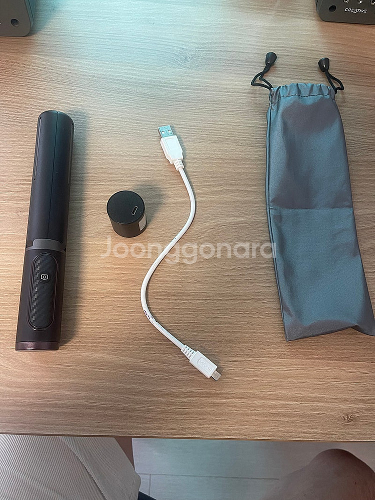 ESR LED 조명 블루투스 삼각대 셀카봉--9