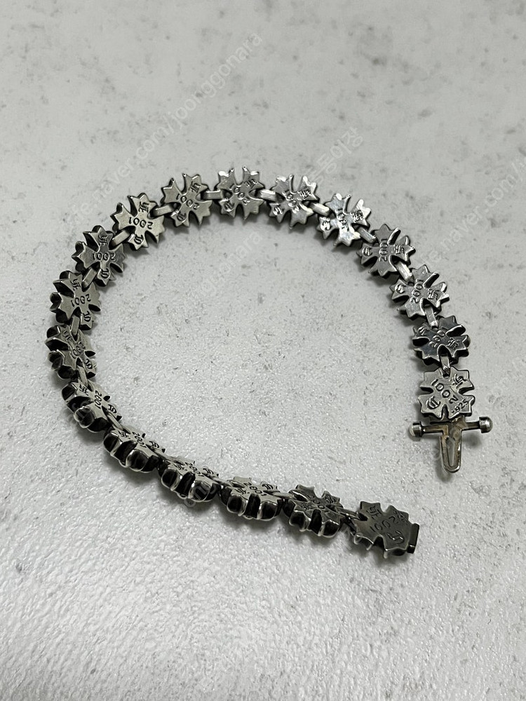 (신세계영수증포함) 크롬하츠 타이니 링크 플러스 브레이슬릿 팔찌--2