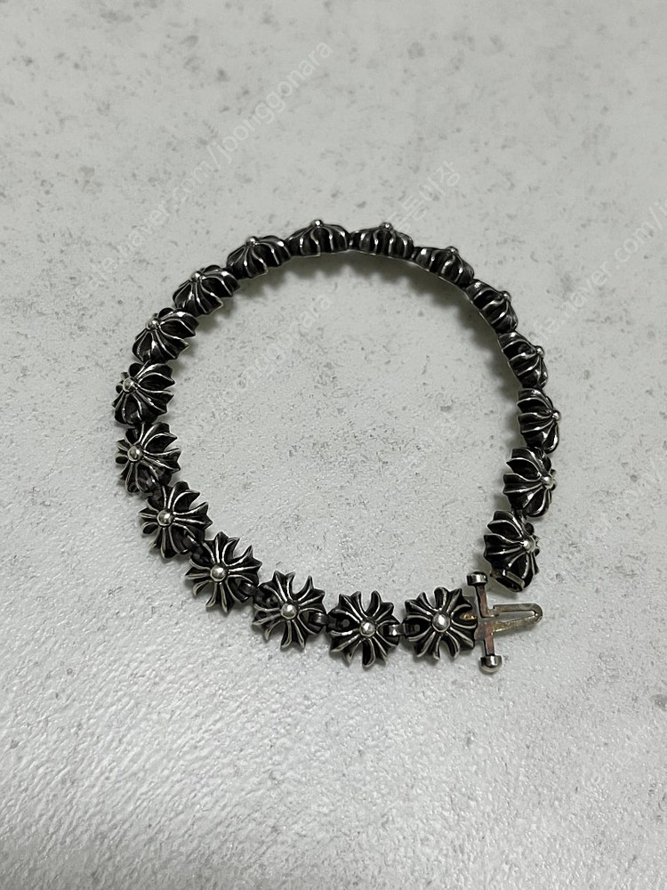 (신세계영수증포함) 크롬하츠 타이니 링크 플러스 브레이슬릿 팔찌--3