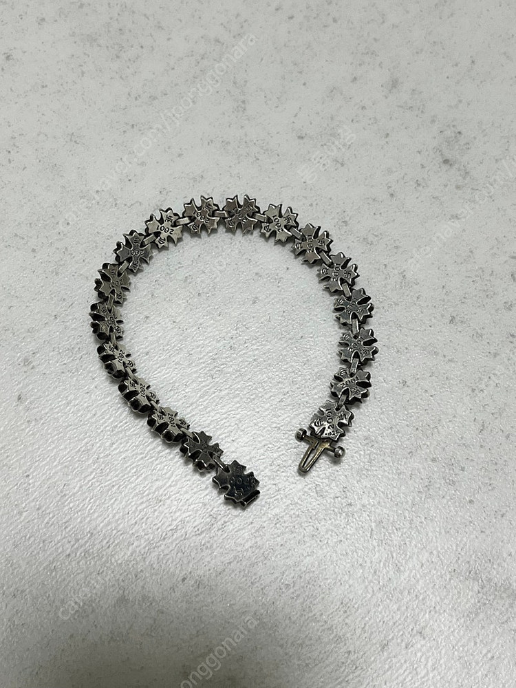 (신세계영수증포함) 크롬하츠 타이니 링크 플러스 브레이슬릿 팔찌--7