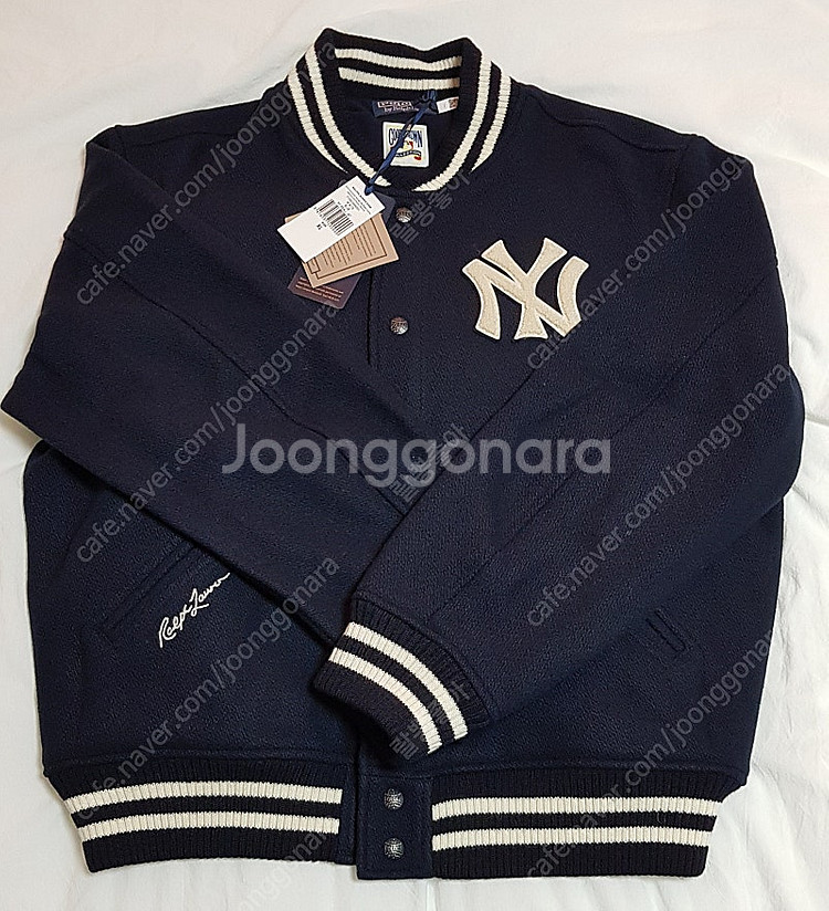 [XL] 폴로 x MLB 뉴욕 양키스 바시티 울 자켓 ...--0