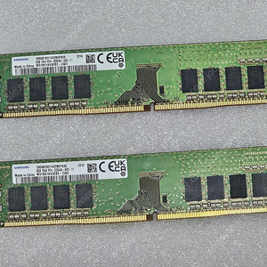 삼성전자 DDR4 8GB PC4 25600 3200 데스크탑 메모리(RAM) 램 × 2개