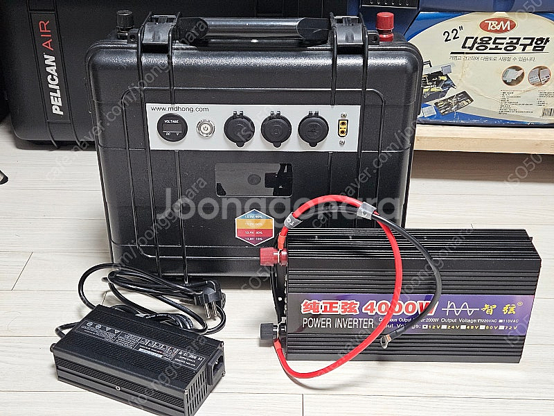 MD홍 12V 105A 파워뱅크 / 4000W 인버터 ...--0