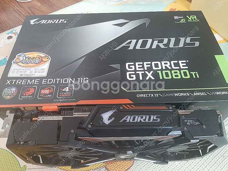aorus 1080ti 개인 택포 189900--1