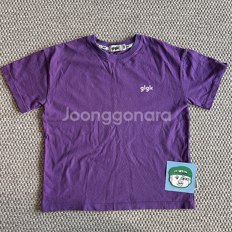 히로 glgk 하트 보라 반팔티--0