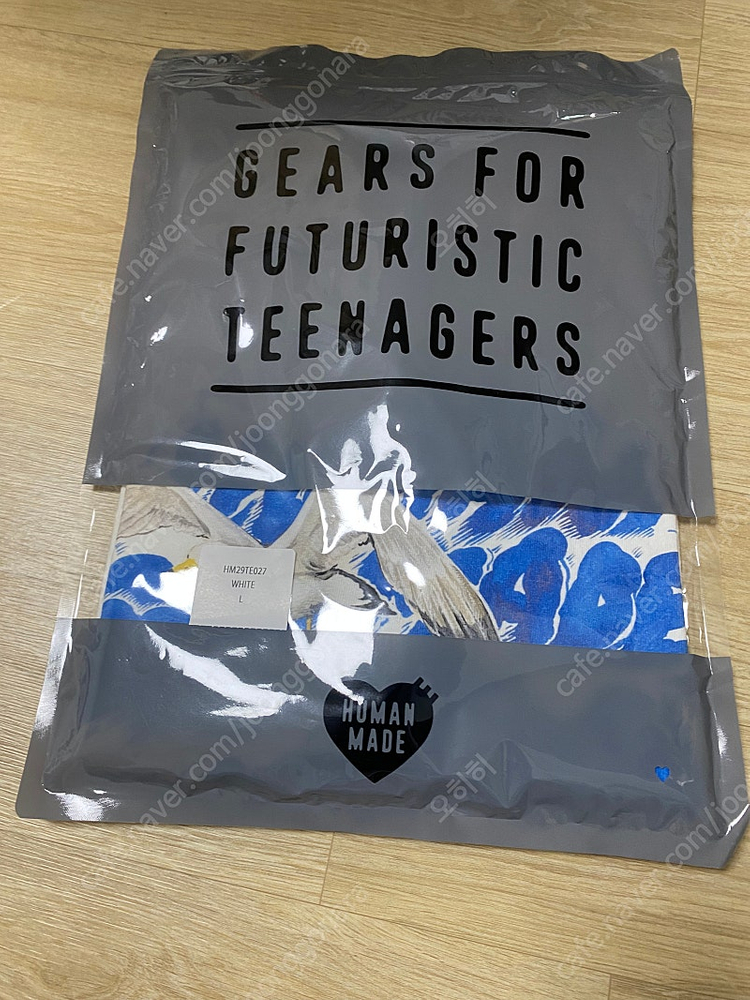 휴먼메이드 반팔 티셔츠 L사이즈--4