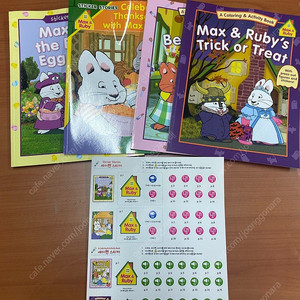 25000원 애플리스 세이펜북 맥스앤루비 +맥스앤루비 독서노트&글쓰기 노트6권 어린이영어 세이펜 리더스북 유초등 학습만화