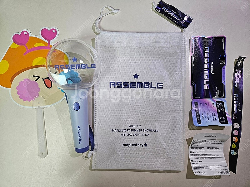 메이플스토리 어셈블 쇼케이스 응원봉 판매합니다--0