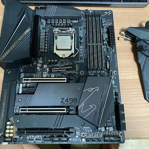 인텔 정품 i9-10900k , 기가바이트 Z490 Aorus Pro AX (윈도우11 홈 귀속)