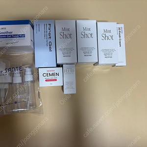 리유 코스메틱 네오스템 퍼스트겔, 민트샷, 세맨크림, 플루이드