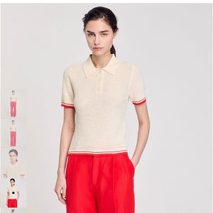 산드로 25ss 폴로니트 택그대로 새것 18만