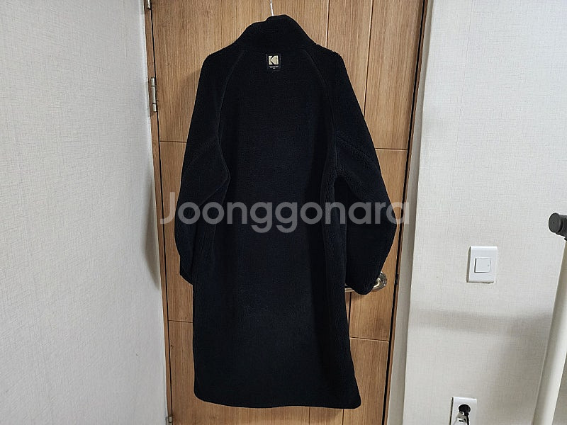 (100)코닥어패럴 뽀글이 플리스 롱 점퍼--2