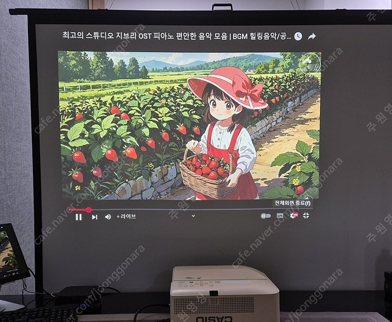 [강의실,업소용 추천]ㅡ카시오 XJ-UT310WN *극단초점 레이저 중고빔프로젝터!!!--3