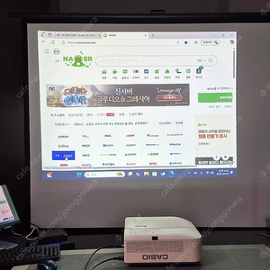 [강의실,업소용 추천]ㅡ카시오 XJ-UT310WN *극단초점 레이저 중고빔프로젝터!!!