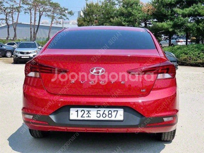 중고아반떼 레드컬러 깔끔한중고차 용도변경이력없음 현대중...--9