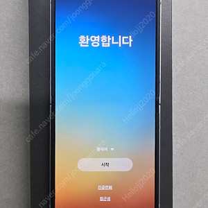 갤럭시Z 플립6 라이트블루 256g 정상해지 공기계
