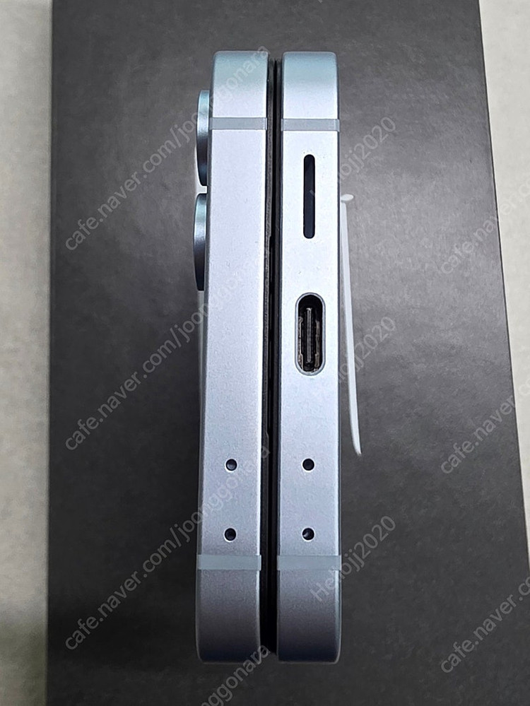 갤럭시Z 플립6 라이트블루 256g 정상해지 공기계--6