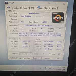 AMD 라이젠 9600X 대원CTS 정품