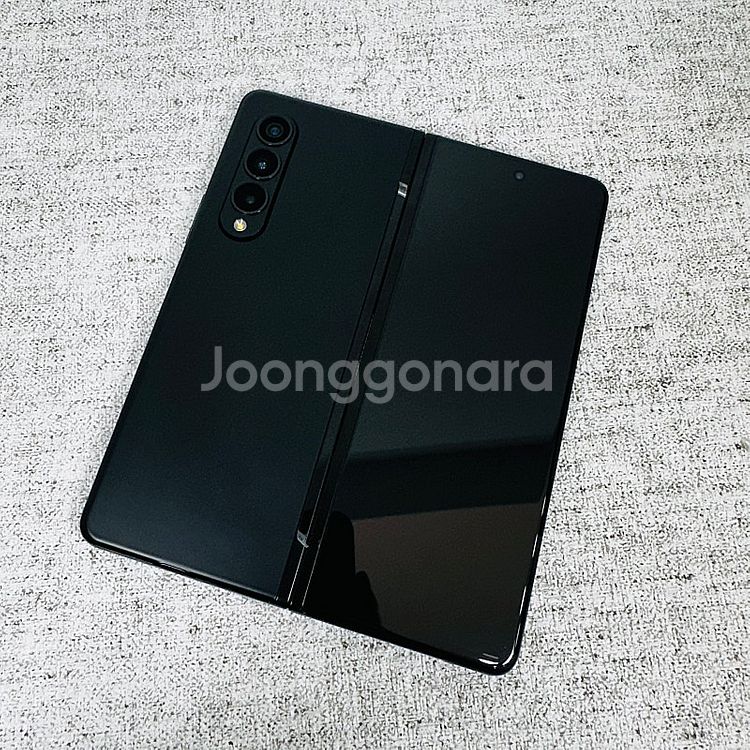 갤럭시 Z폴드3 블랙 256GB 센터판/S급 38만 판...--0