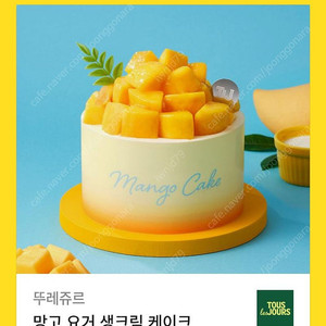 뚜레쥬르 망고 요거 생크림 케이크(35,000원) 26,900원 판매합니다.