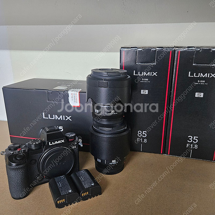 LUMIX 루믹스 s5 + 35mm + 85mm 팝니다...--0