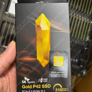 SK하이닉스 GOLD P42 NVMe SSD PCIe4.0 500GB 데스크탑 노트북ssd 34개 택배시 선불