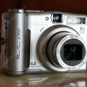 캐논 파워샷 A700 올드 디카 팝니다.