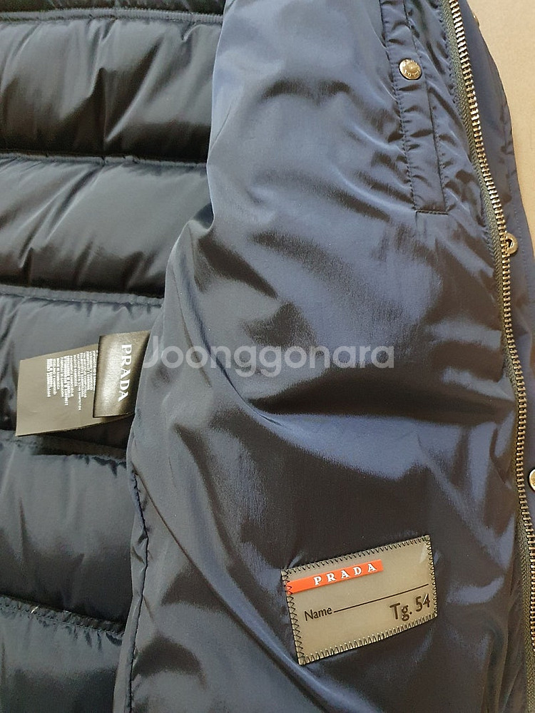 [54] 프라다 후드패딩조끼(나일론 구스다운) 판매--5