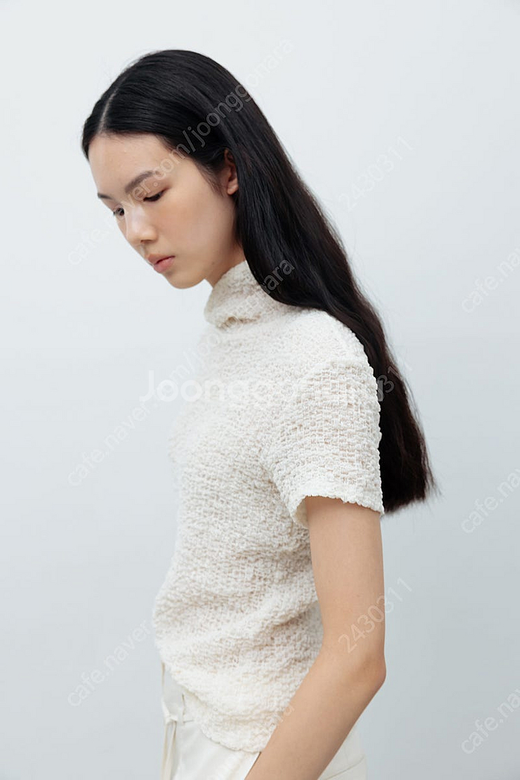 레이스 Crinkle Back-Open Turtlene...--6