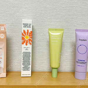 여성 선크림 화장품 일괄판매(메이크프렘,브리즈핏,아이레시피,비플레인