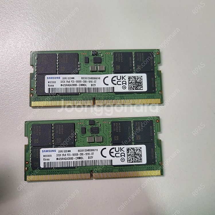 삼성 DDR5 5600 32g 2장 일괄 판매--0