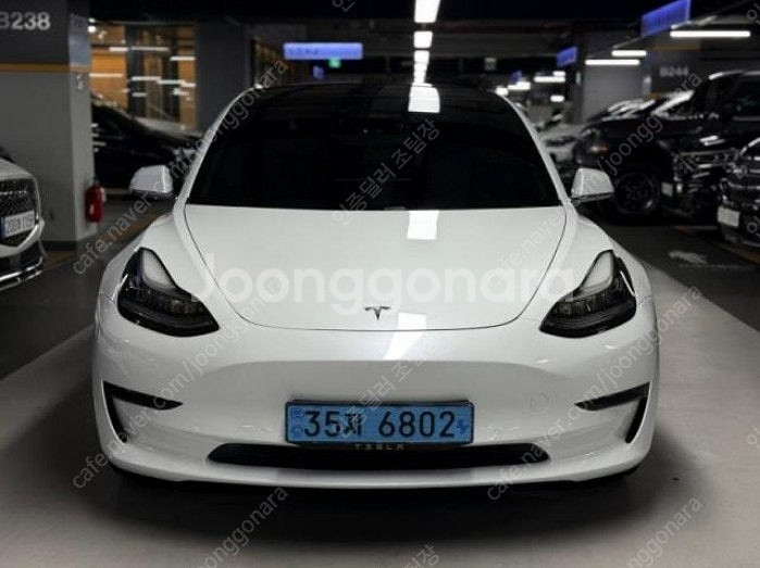 테슬라중고 1인신조 금연 중고차 테슬라 모델 3 EV ...--0