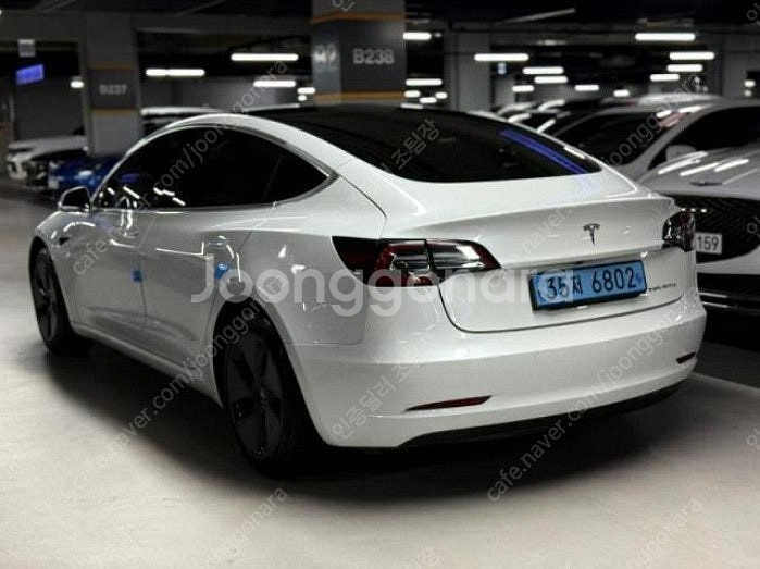 테슬라중고 1인신조 금연 중고차 테슬라 모델 3 EV ...--4