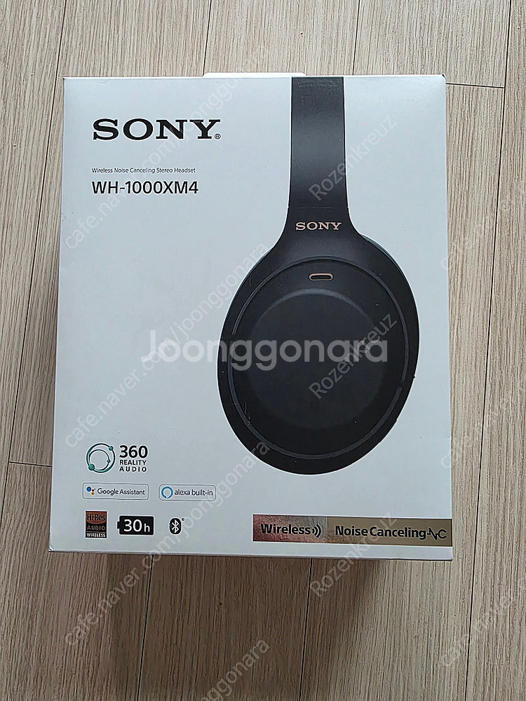 소니 노이즈 캔슬링 미사용 헤드폰 wh-1000xm4 ...--0