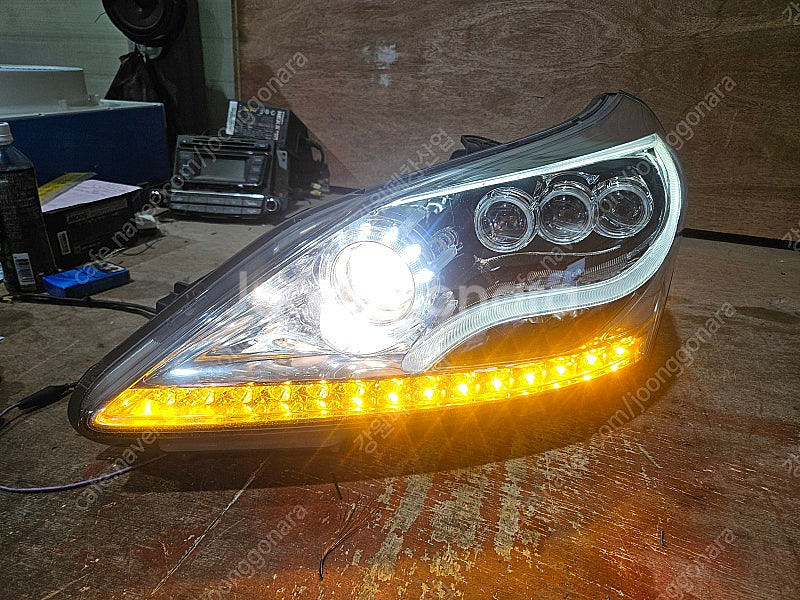 [GW] 에쿠스 VI 후기형 10핀 3구 LED 전조등...--1