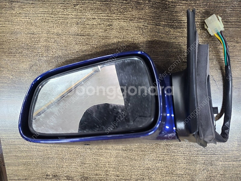 대우차 뉴프린스 사이드미러 운전자석 왼쪽,플러그배선--0
