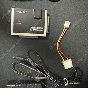 NEXT-218SATAIDE NEW USB 2.0 to SATA/IDE 컨트롤러 (+120GB SATA SSD 및 120GB IDE HDD) 팝니다.