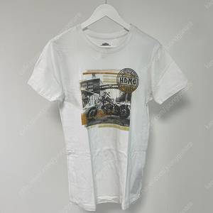 [S] 할리데이비슨 y2k 바이크 티셔츠 화이트 판매합니다