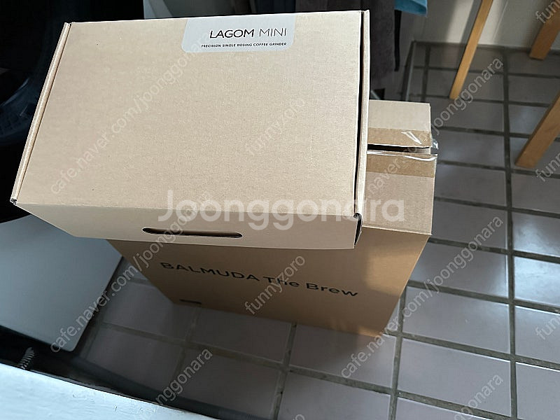 발뮤다 더브루 + 라곰미니 그라인더--8