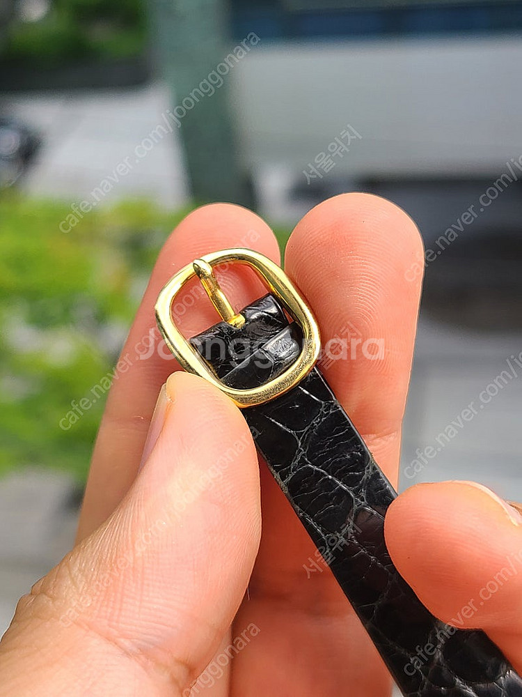 [정품] 파텍필립 골든 엘립스 블랙 오닉스 다이아몬드 여성용 미사용 소장품 (Patek Philippe Golden...--9