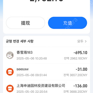 중국 위안화 alipay 크레딧 팝니다.