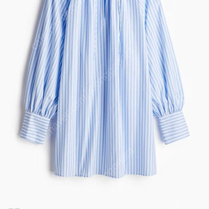 [새상품]H&M 흐앤므 타이 오버사이즈 셔츠 원피스 드레스 XS