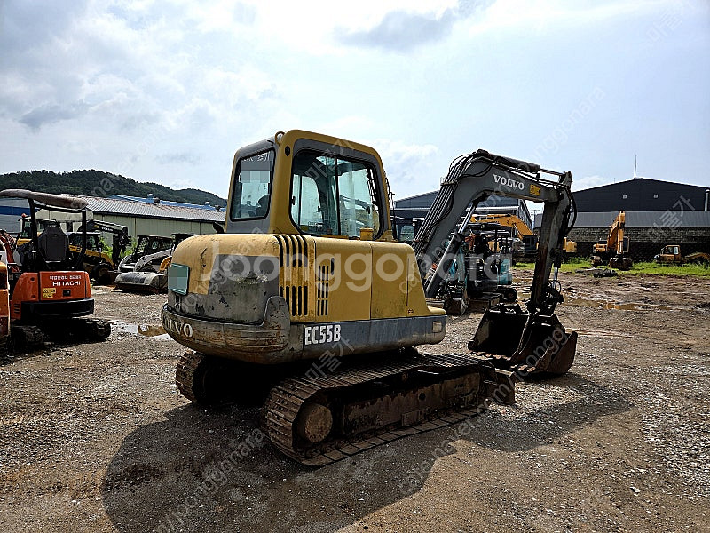 볼보 중고 02급 굴삭기 EC55 2004년 3종 바가...--2