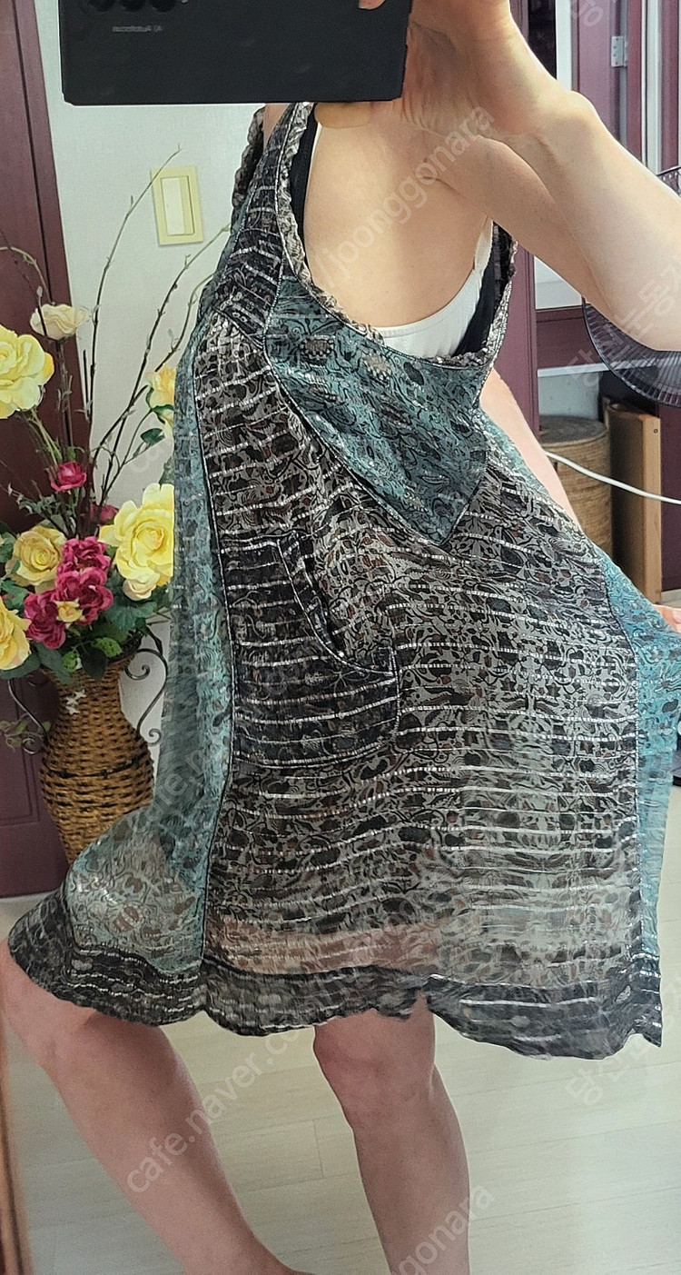 정품 이자벨마랑 쇼라인 루렉스 실크 원피스 이미지