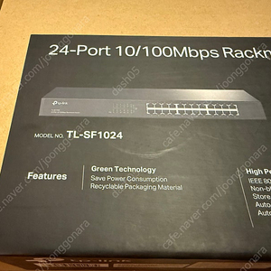 TL-SF1024 24포트 10/100Mbps 스위칭 허브