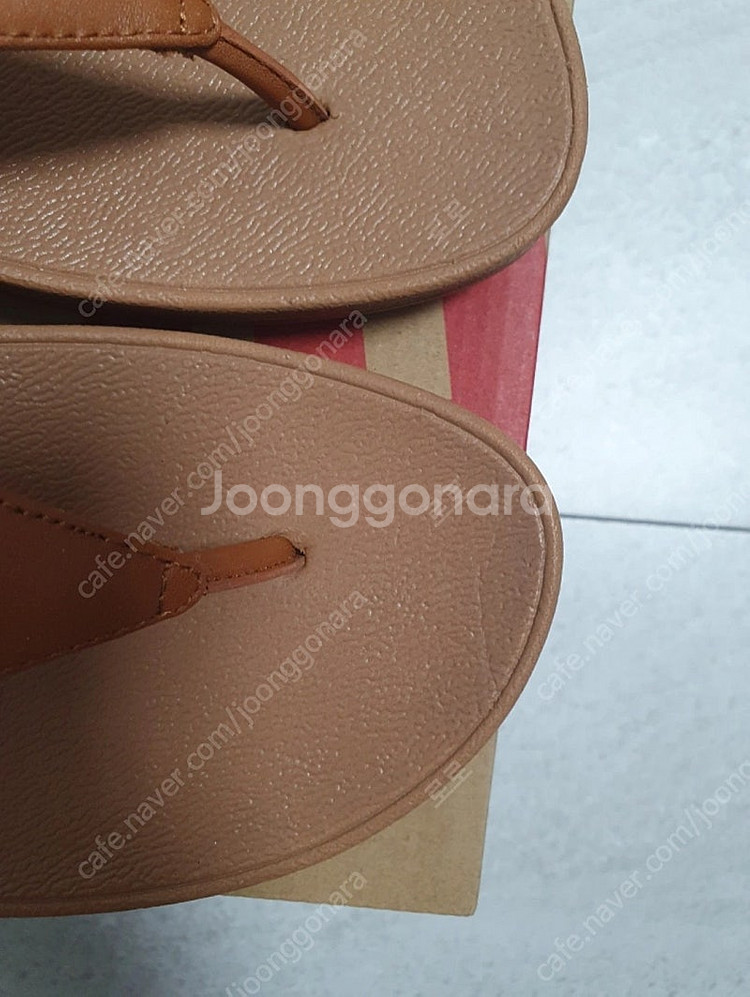 새상품 핏플랍 쪼리 루루 토포스트 탄 브라운 슬리퍼 슬...--4